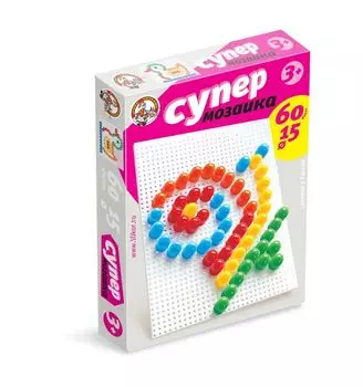 Мозаика ДЕСЯТОЕ КОРОЛЕВСТВО 02017 Супер 5 цветов 60 эл.