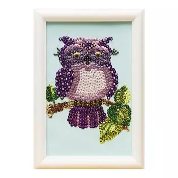 Мозаика из пайеток ВОЛШЕБНАЯ МАСТЕРСКАЯ М025 Совушка