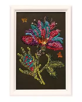 Мозаика из пайеток ВОЛШЕБНАЯ МАСТЕРСКАЯ М028 Волшебный цветок