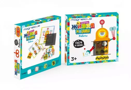 Мозаика магнитная MAGNETICUS MK-001 Роботы