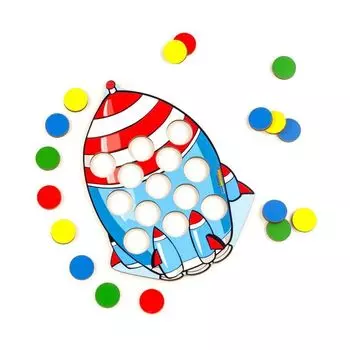 Мозаика WOODLANDTOYS 067113 Ракета