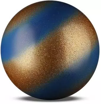 Мяч для художественной гимнастики AMAYA IRIDESCENT 400 г tecnocaucho, 350520, Золотисто-синий, 20 см