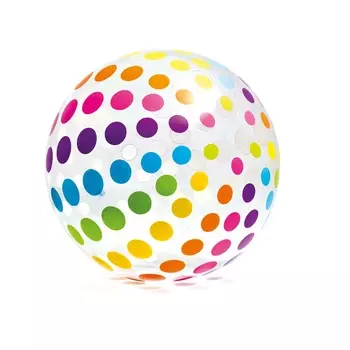 Мяч пляжный INTEX Jumbo, гигантский, 107см, 59065, 107