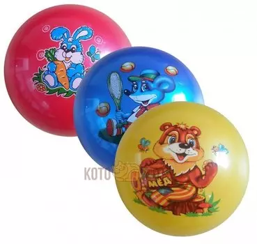 Мяч Резин Дет Great D13См, 60Гр, (Пвх) G-1 -13