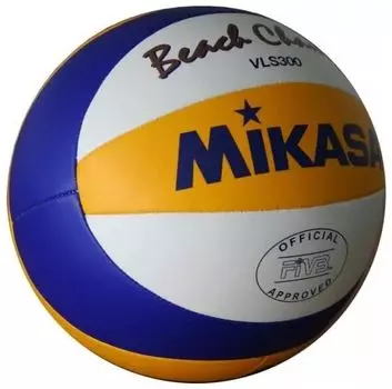 Мяч волейбольный MIKASA Beach Champ, офиц.мяч FIVB синтетическая кожа, маш./ш, VLS300