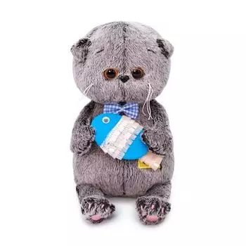 Мягкая игрушка BUDI BASA BB-045 Басик BABY с рыбкой