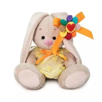 Мягкая игрушка BUDI BASA SidX-372 Зайка Ми в платье с семицветиком 15 см