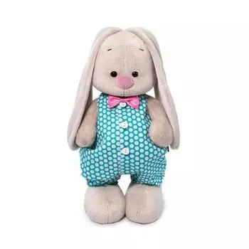 Мягкая игрушка BUDI BASA StM-390 Зайка Ми в изумрудном комбинезоне 32 см