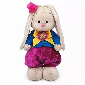 Мягкая игрушка BUDI BASA StS-419 Зайка Ми Бургундский рубин 25 см