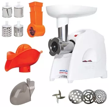 Мясорубка АКСИОН М41.03 Белый