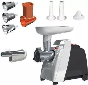 Мясорубка Аксион М 61.02 черный/серебристый