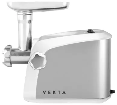 Мясорубка Vekta MGS-1801 Стальной/Белый