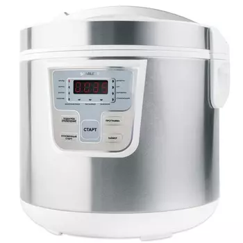 Мультиварка Scarlett SC-MC410S18 серебристый/белый