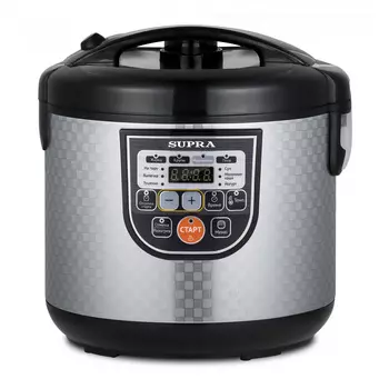 Мультиварка Supra MCS-5115 серебристый/черный