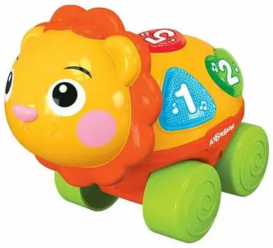 Музыкальная каталочка Азбукварик "Львенок"