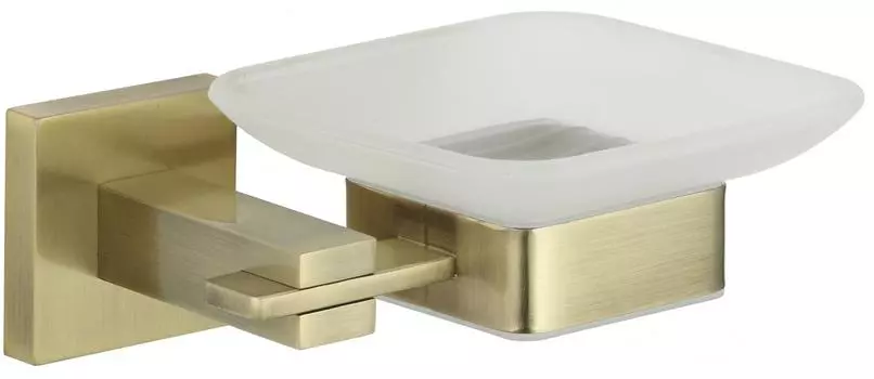 Мыльница стеклянная с настенным держателем Savol 65с (S-06559C)