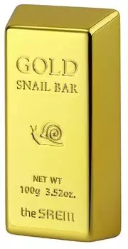 Мыло для умывания с экстрактом золота, муцина улитки, оливы The Saem Gold Snail Bar 100гр