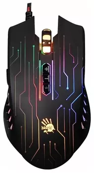 Мышь A4 Bloody Q82 черный/рисунок