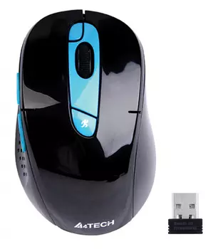 Мышь A4 G11-570FX черный/синий