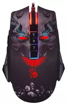 Мышь A4Tech Bloody P85s Skull рисунок