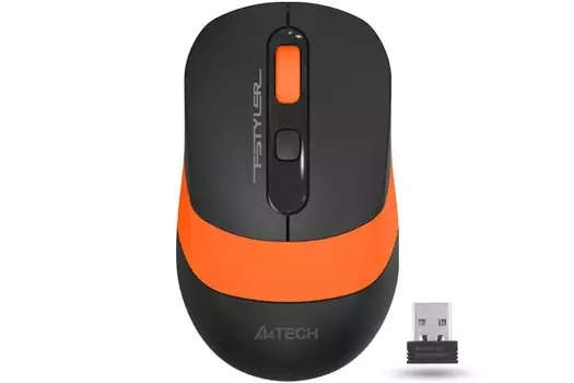 Мышь A4Tech Fstyler FG10 Black/Orange