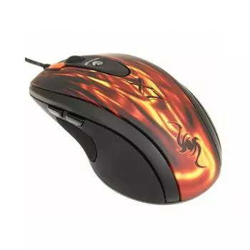 Мышь A4Tech XL-750BK Red Black USB