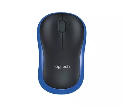 Мышь беспроводная Logitech M185 Blue (910-002239)