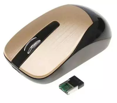 Мышь Genius ECO-8015 золотой металлик (31030011410)