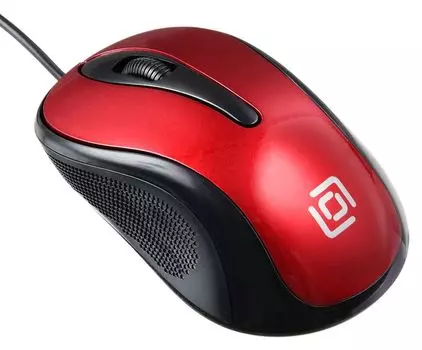 Мышь Oklick 385M черный/красный