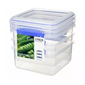 Набор 3шт контейнеров 1,2л