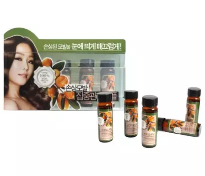 Набор ампул для волос с аргановым маслом Welcos Confume Argan Treatment Hair Ampoule 15 мл*5