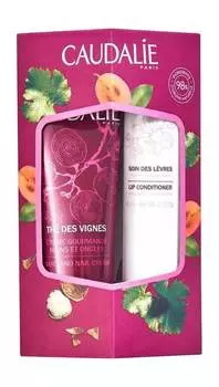 Набор Caudalie Идеальный дуэт The Des Vignes (Крем д/рук и ногтей 30мл + Гигиеническая помада 4,5гр)