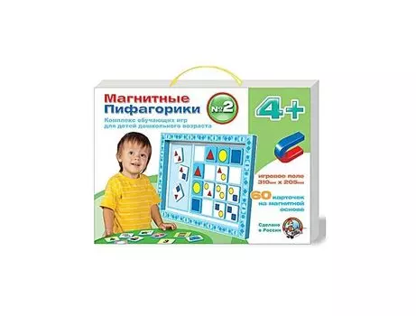 Набор ДЕСЯТОЕ КОРОЛЕВСТВО 01497 Магнитные пифагорики 4+