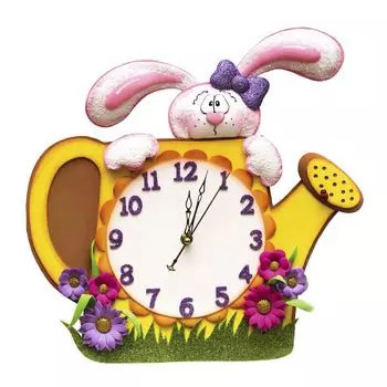 Набор для творчества ВОЛШЕБНАЯ МАСТЕРСКАЯ ЧФ-01 часы Зайка в лейке