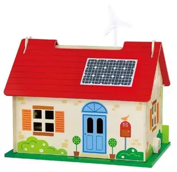 Набор Домик с мебелью и куклами в коробке VIGA VG51629