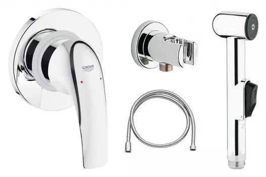 Набор душевой с гигиеническим душем Grohe BauCurve 123072