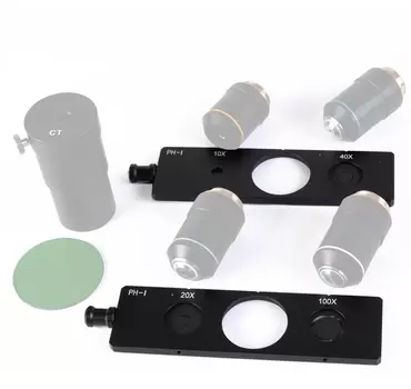 Набор фазово-контрастных слайдеров Микромед (без объективов)