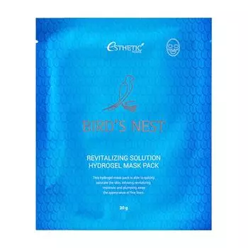 Набор гидрогелевых маскок для лица Esthetic House Bird's Nest Revitalizing Hydrogel Mask Pack, 5шт