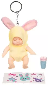 Набор игровой куколка OLY спящая Bondibon в меховом костюмч. BB3877