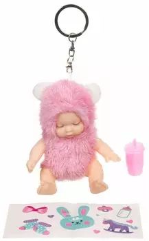 Набор игровой куколка OLY спящая Bondibon в меховом костюмч. BB3881