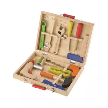 Набор игрушечных строительных инструментов (12 предм)в ящике 50388