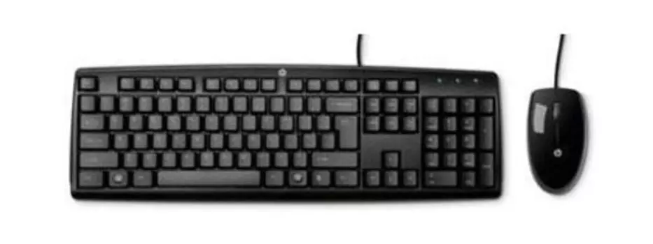 Набор клавиатура+мышь HP Wired Combo C2500 черный