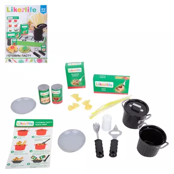 Набор Кухня(12 предметов)посуда,продукты в коробке 3258/200152767