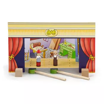 Набор "Кукольный театр" (15 кукол,4 декорации) в коробке 56005