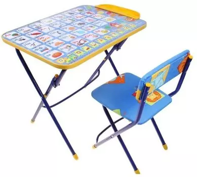 Набор мебели Nika Никки Азбука синий