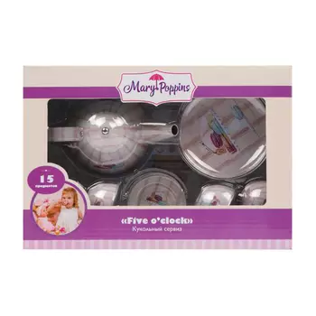 Набор металлической посуды "Макарон" 15 предметов 453125