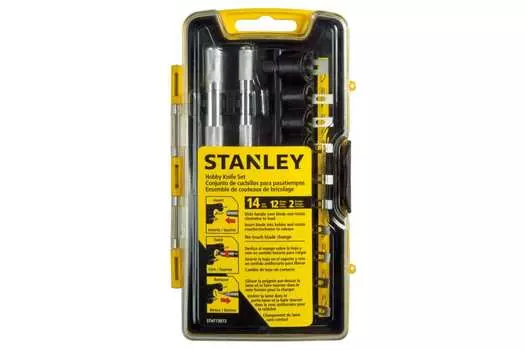 Набор ножей для поделочных работ Stanley STHT0-73872 (2шт+12лезвий)