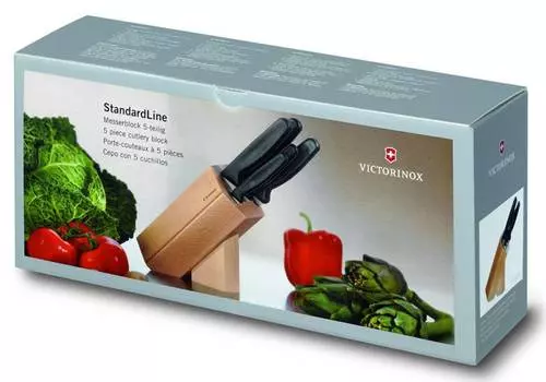 Набор ножей кухонных Victorinox Standart (5.1183.51) 5 шт черный