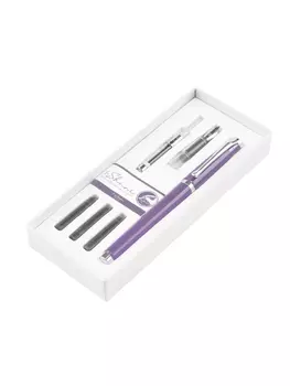 Набор Pierre Cardin I-Share PCI-001-2 Violet (ручка-роллер + насадка + конвертер + 3 картриджа)