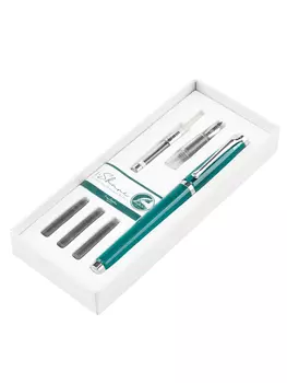 Набор Pierre Cardin I-Share PCI-001-3 Turquoise (ручка-роллер + насадка + конвертер + 3 картриджа)